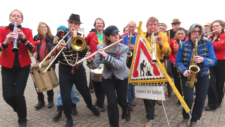 Groepsfoto van het orkest